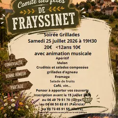 Soirée grillades à Frayssinet