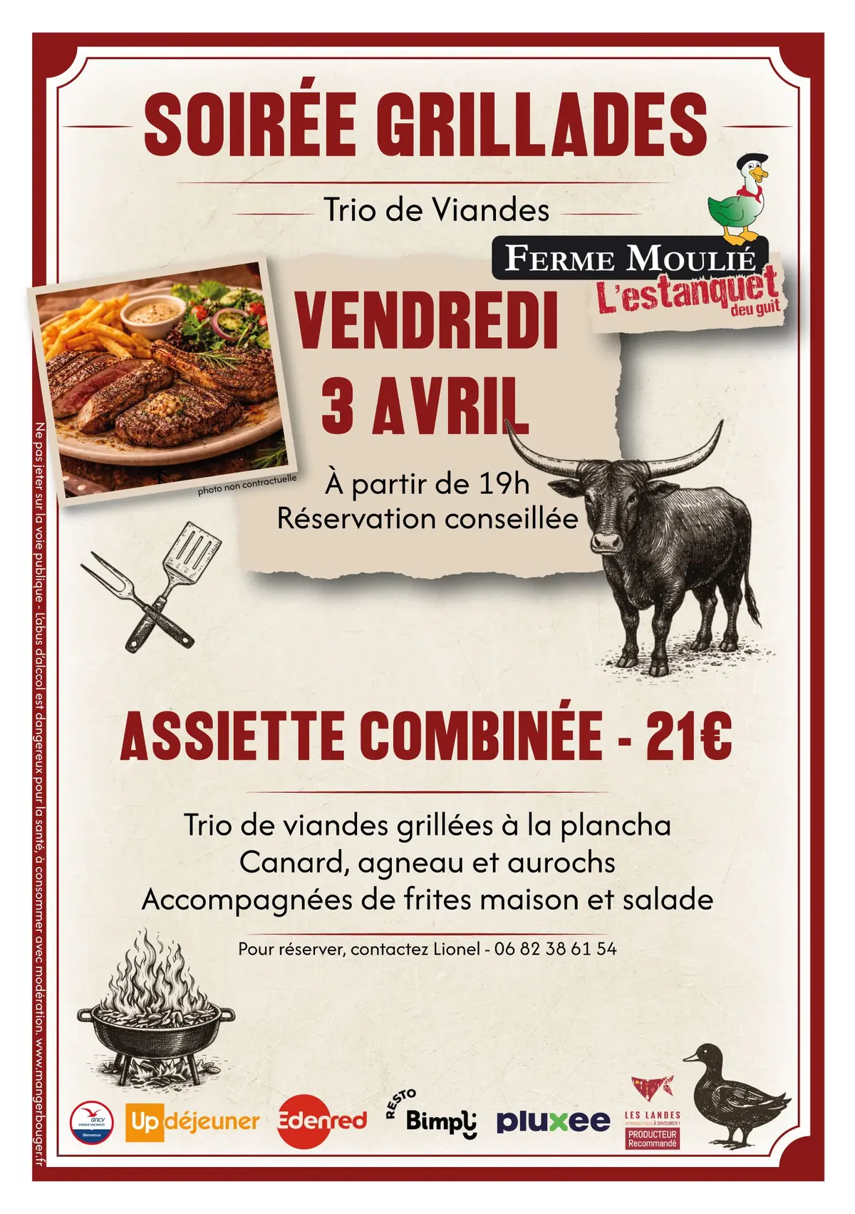 Soirée Grillades à la ferme !