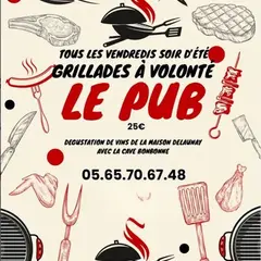 Soirée Grillades à volonté au Pub à Laissac