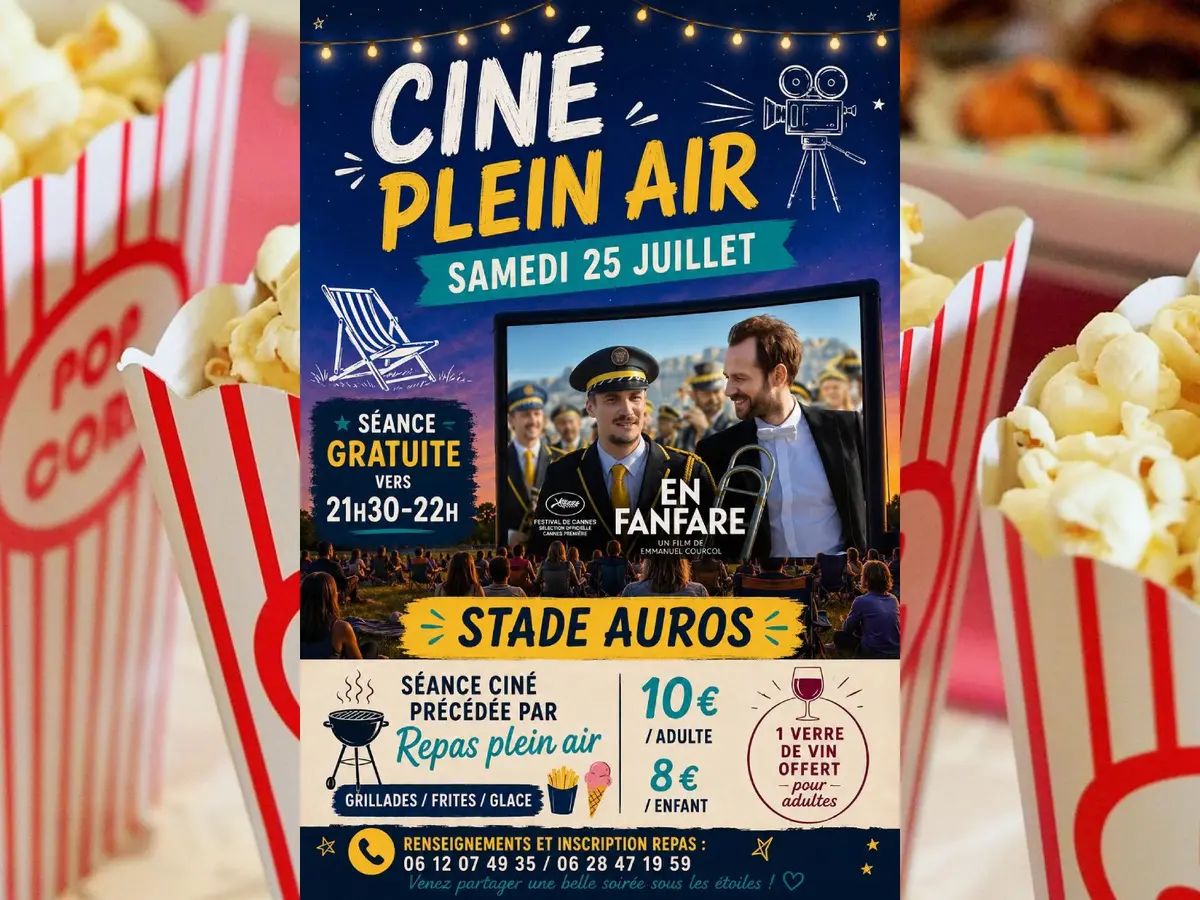 Soirée grillades et ciné plein air En fanfare