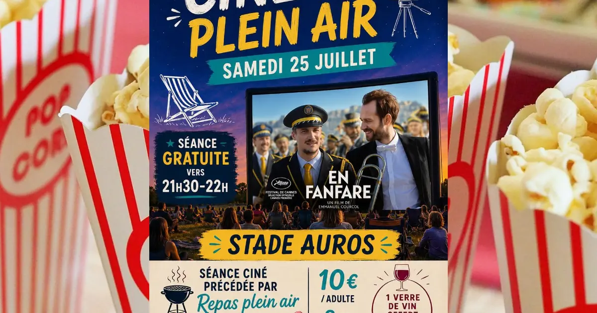 Soirée grillades et ciné plein air "En fanfare"