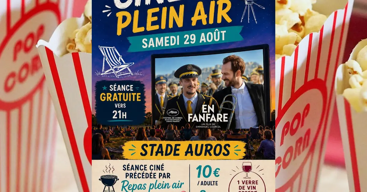 Soirée grillades et ciné plein air "En fanfare"