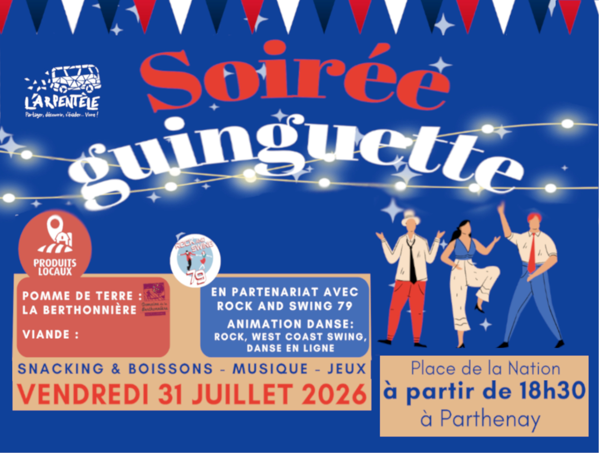 Soirée Guinguette à Parthenay