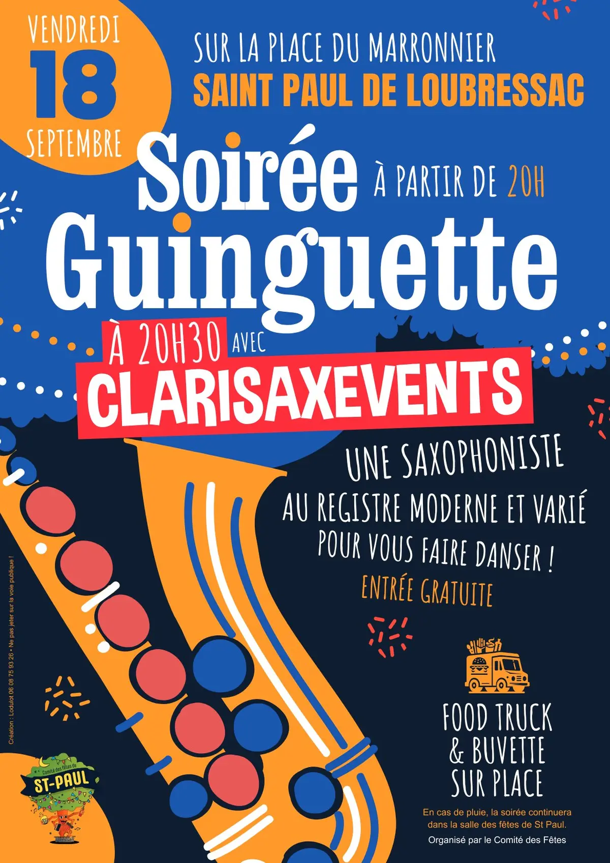 Soirée guinguette à Saint-Paul-de-Loubressac