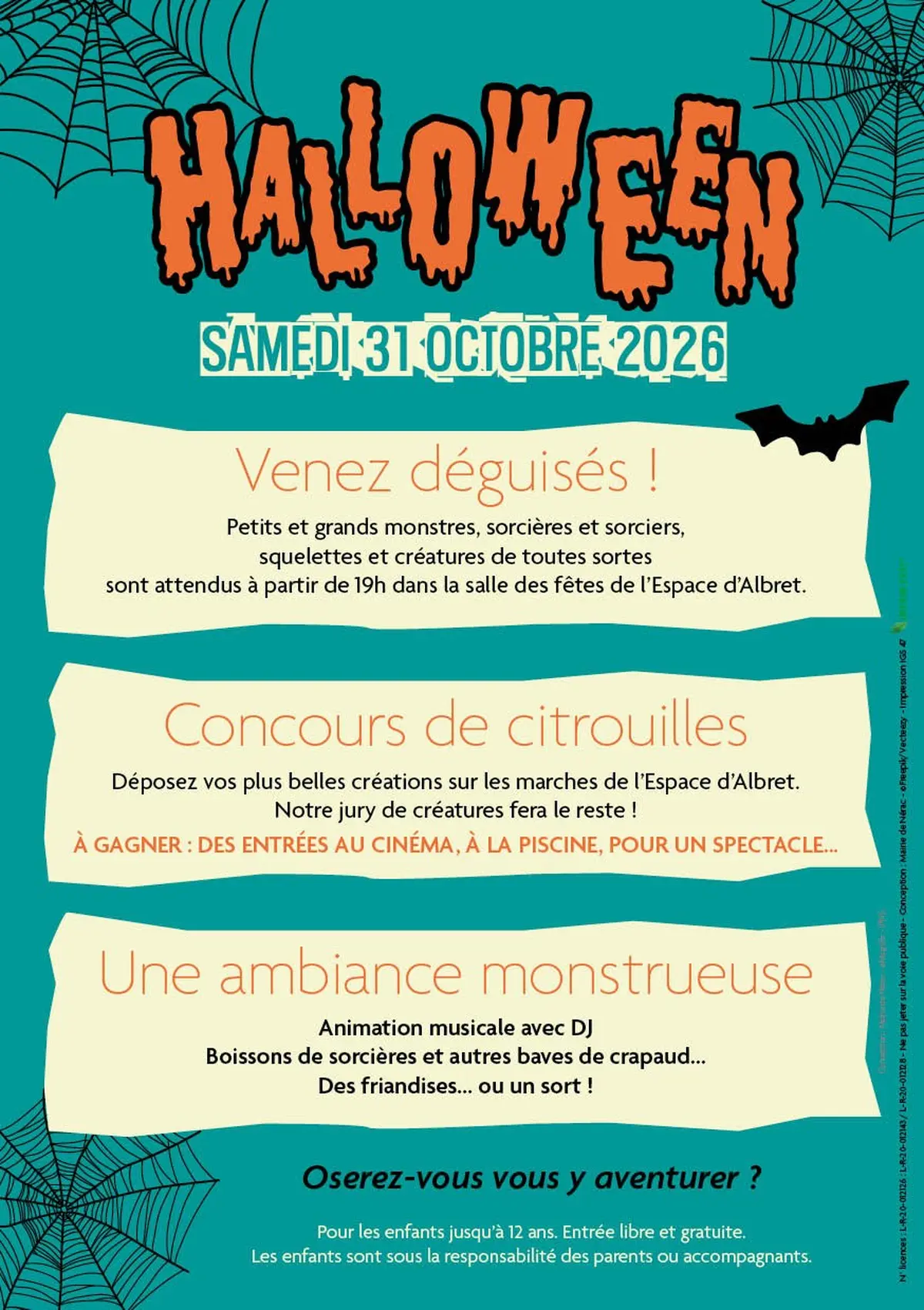 Soirée Halloween à Nérac