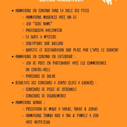 Soirée Halloween et Château hanté