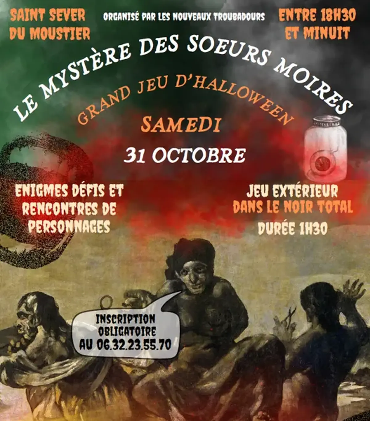 Soirée Halloween le mystère des sœurs Moires