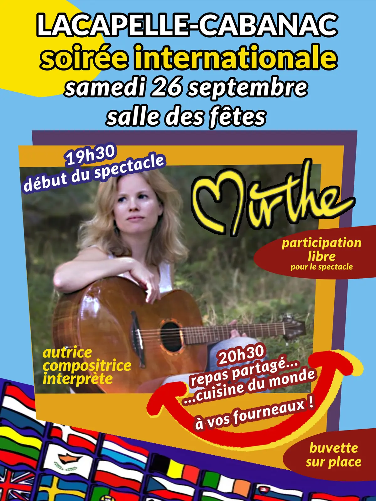Soirée internationale à Lacapelle-Cabanac