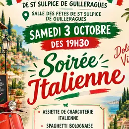 Soirée italienne à Saint-Sulpice de Guilleragues