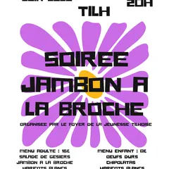 Soirée jambon à la broche