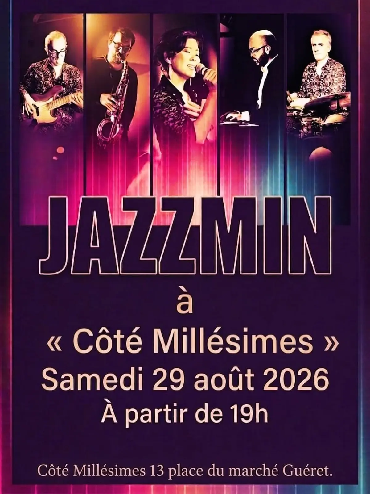 Soirée jazz au Côté Millésimes