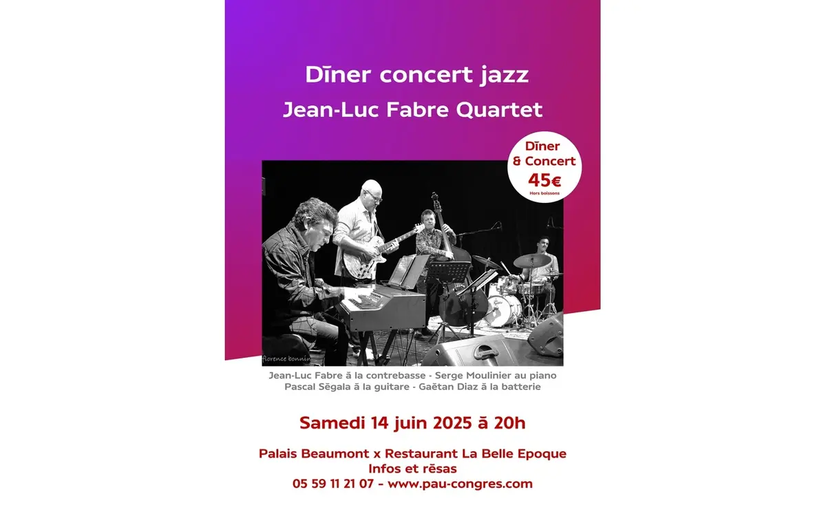 Soirée Jazz avec Jean-Luc Fabre Quartet