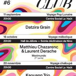 Soirée Jazz Club - « Déclinaison de Nino »