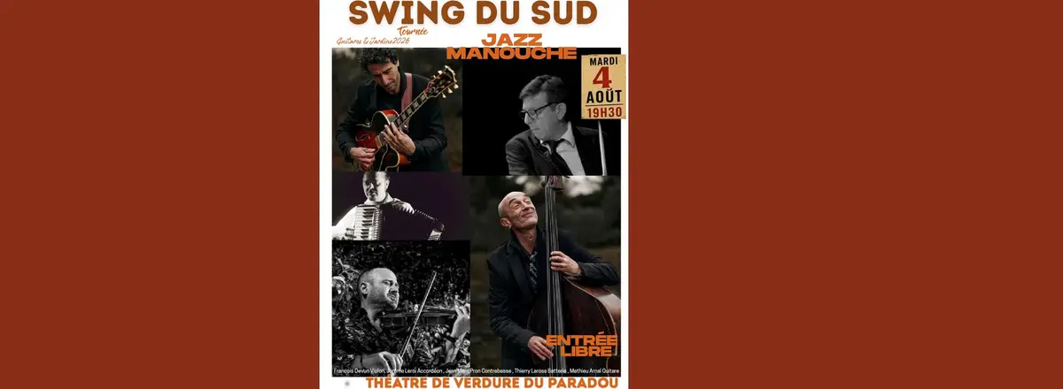 Soirée Jazz Manouche au Theâtre de Vedure du Paradou