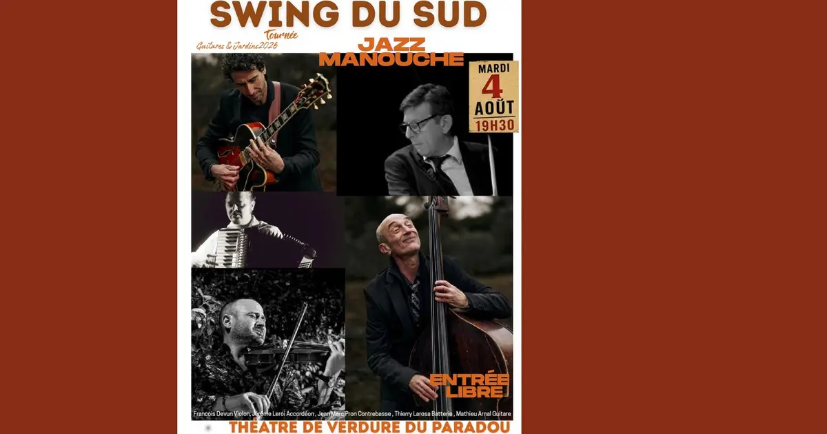 Soirée Jazz Manouche au Theâtre de Vedure du Paradou