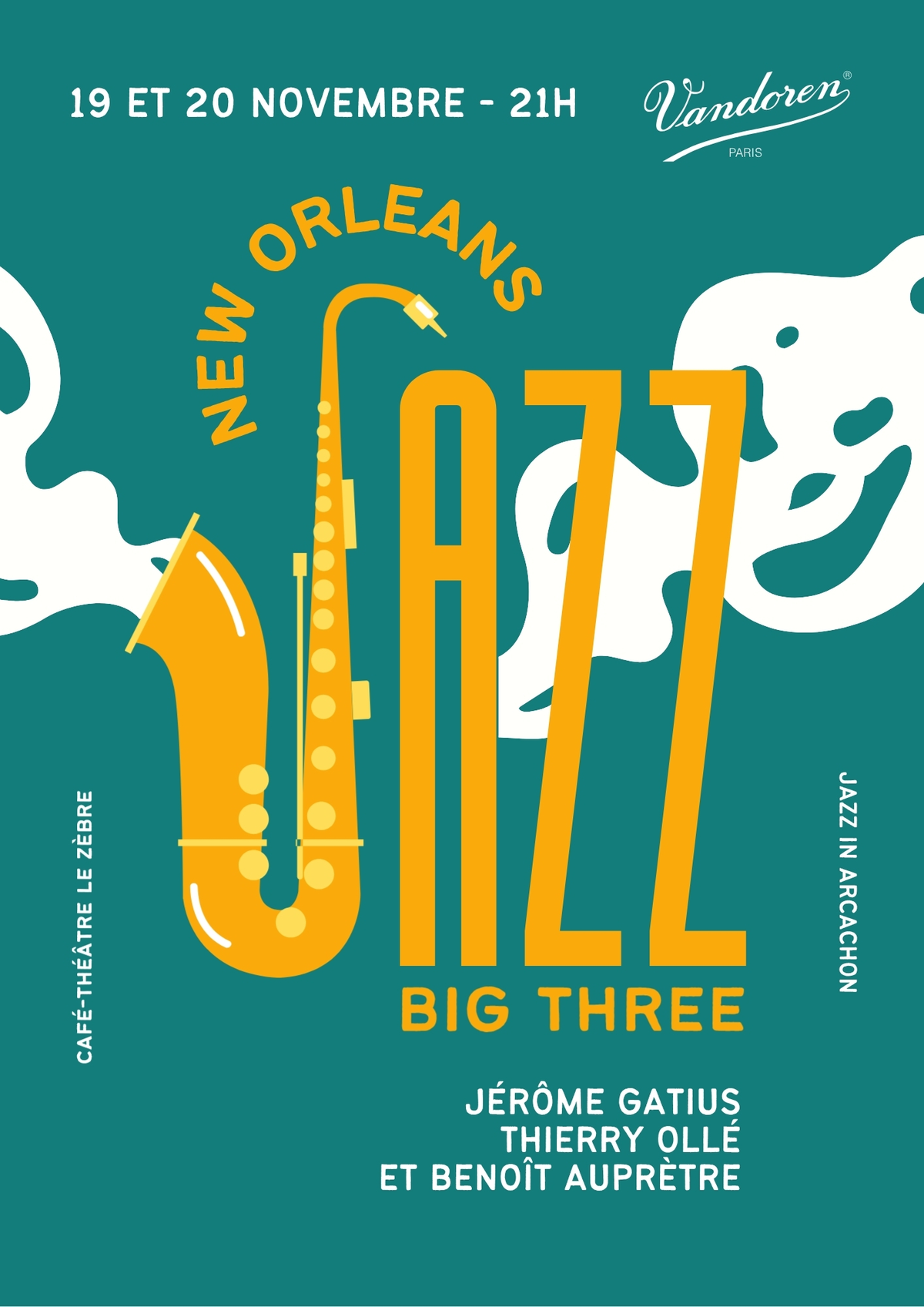 Soirée jazz New Orleans Big Three