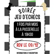 Soirée jeu d'échecs
