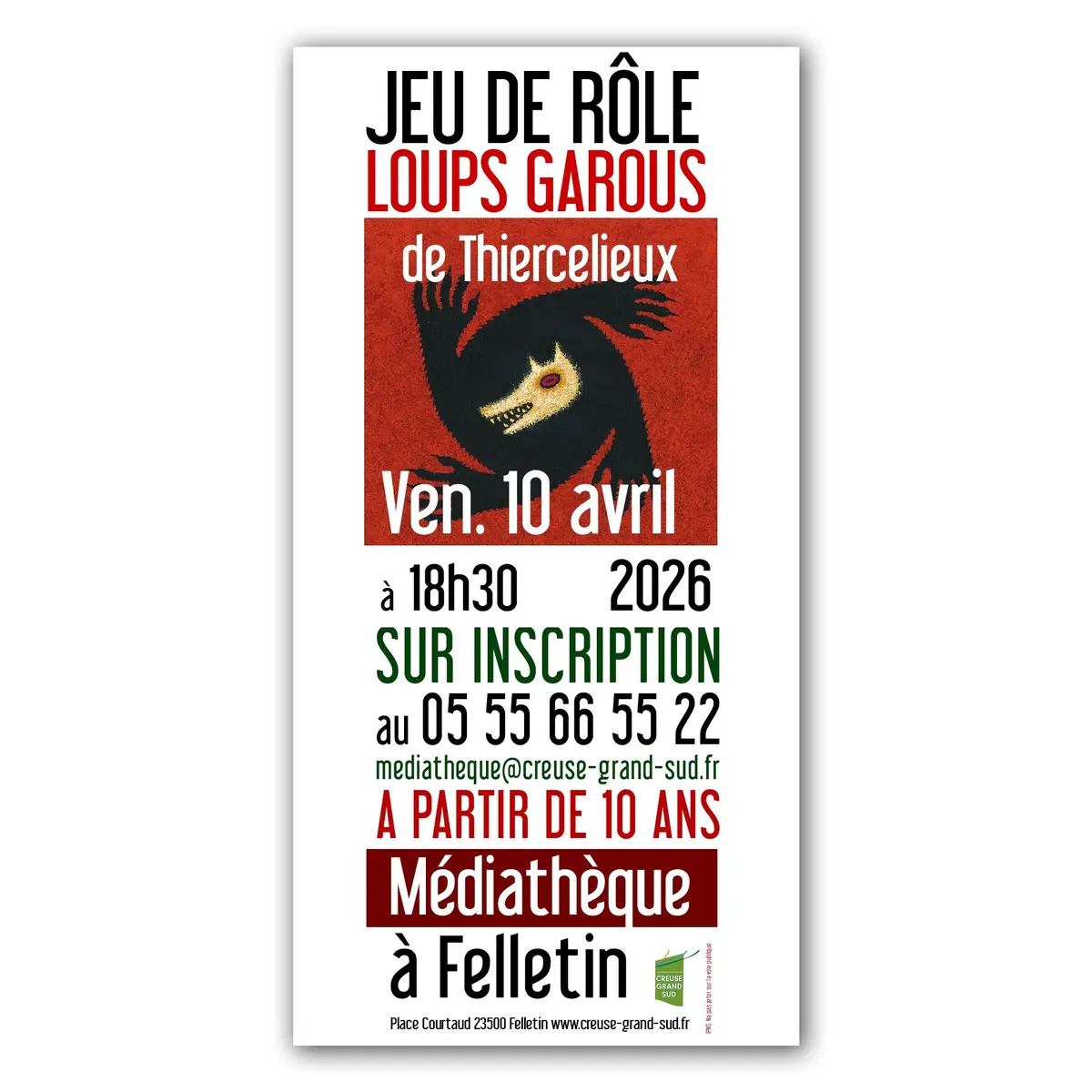 Soirée Jeu de rôle / Loups Garous