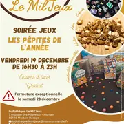 Soirée jeux à la ludothèque Le Mil’Jeux