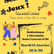 Soirée jeux à St Laurent d'Olt