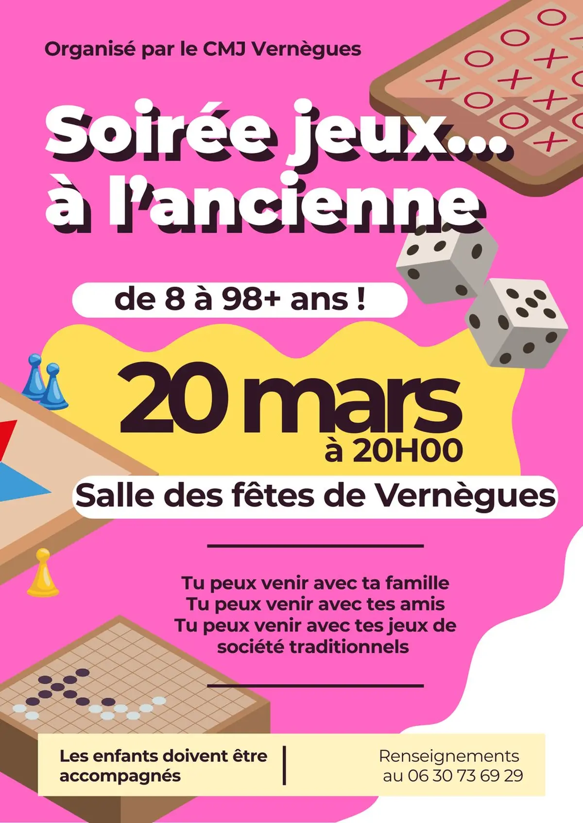 Soirée jeux à Vernègues