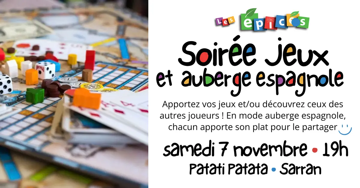 Soirée jeux - Auberge espagnole