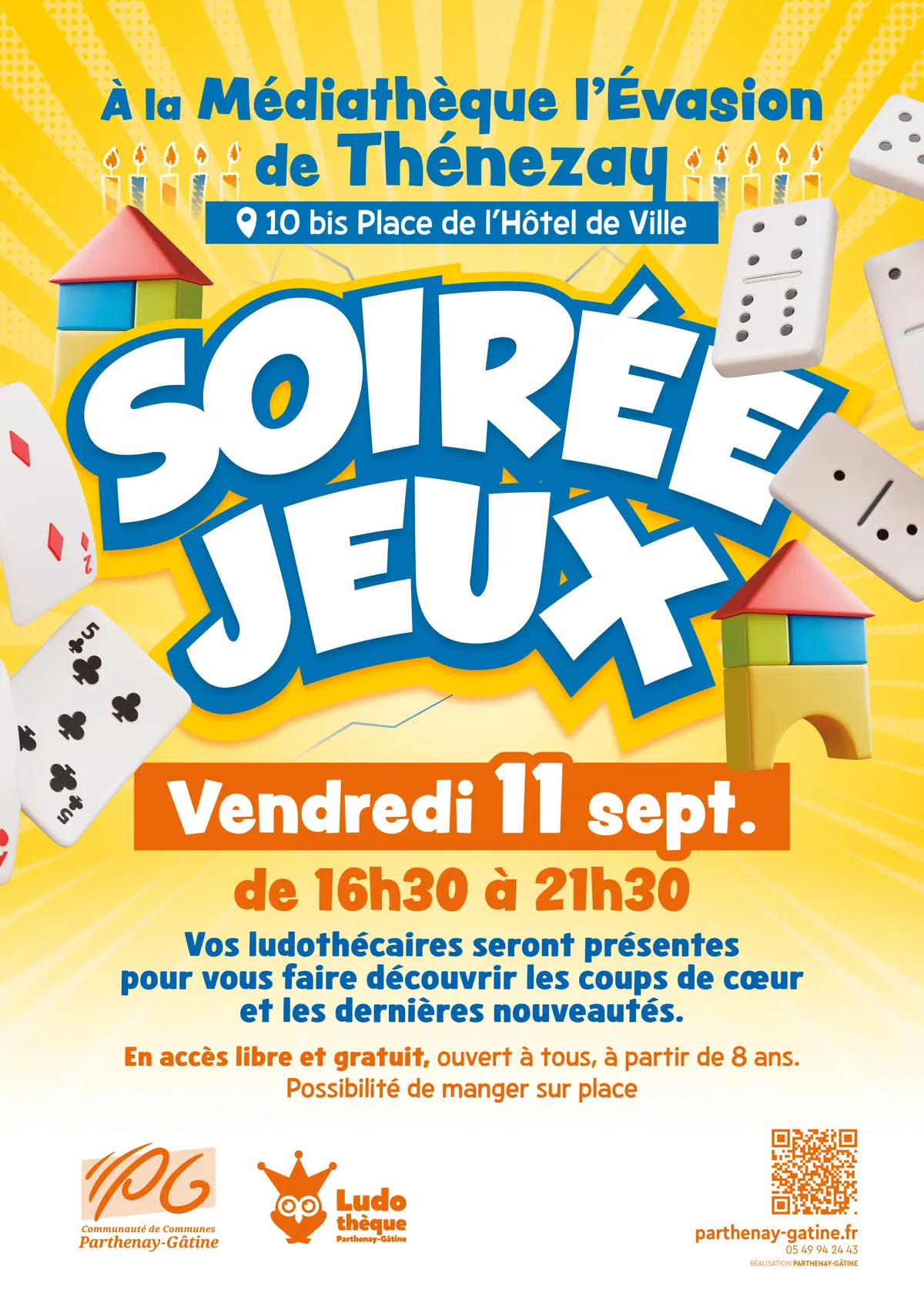 Soirée jeux avec la ludothèque