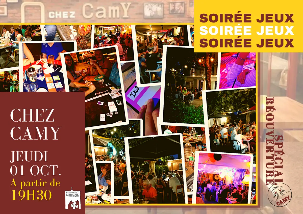 Soirée jeux Chez Camy