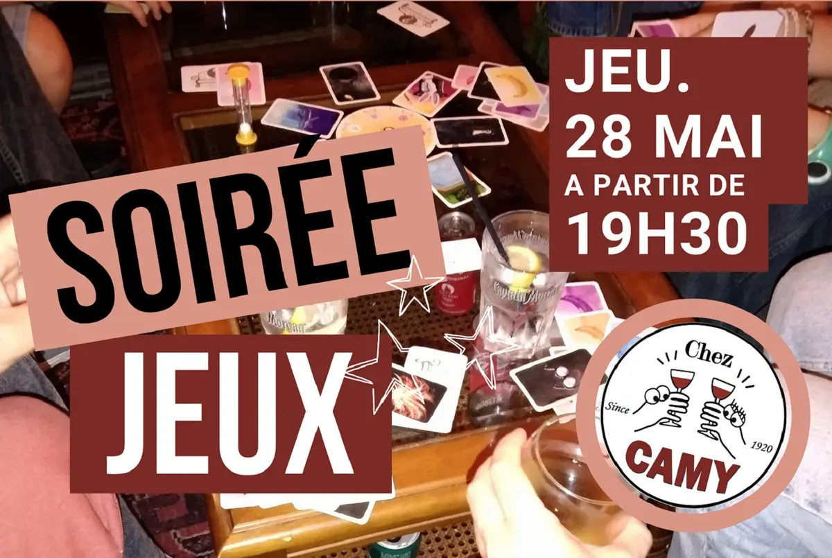 Soirée Jeux Chez Camy