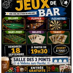 Soirée jeux de bar