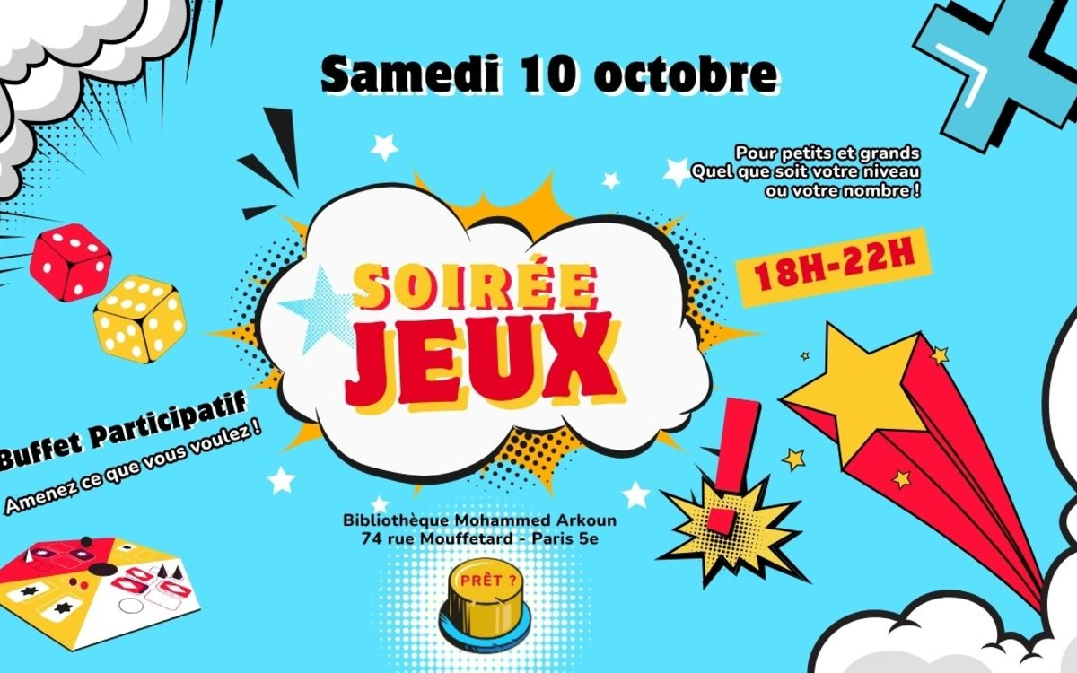 Soirée jeux de société