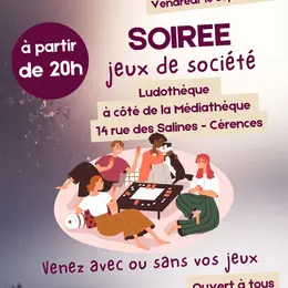 Soirée jeux de société
