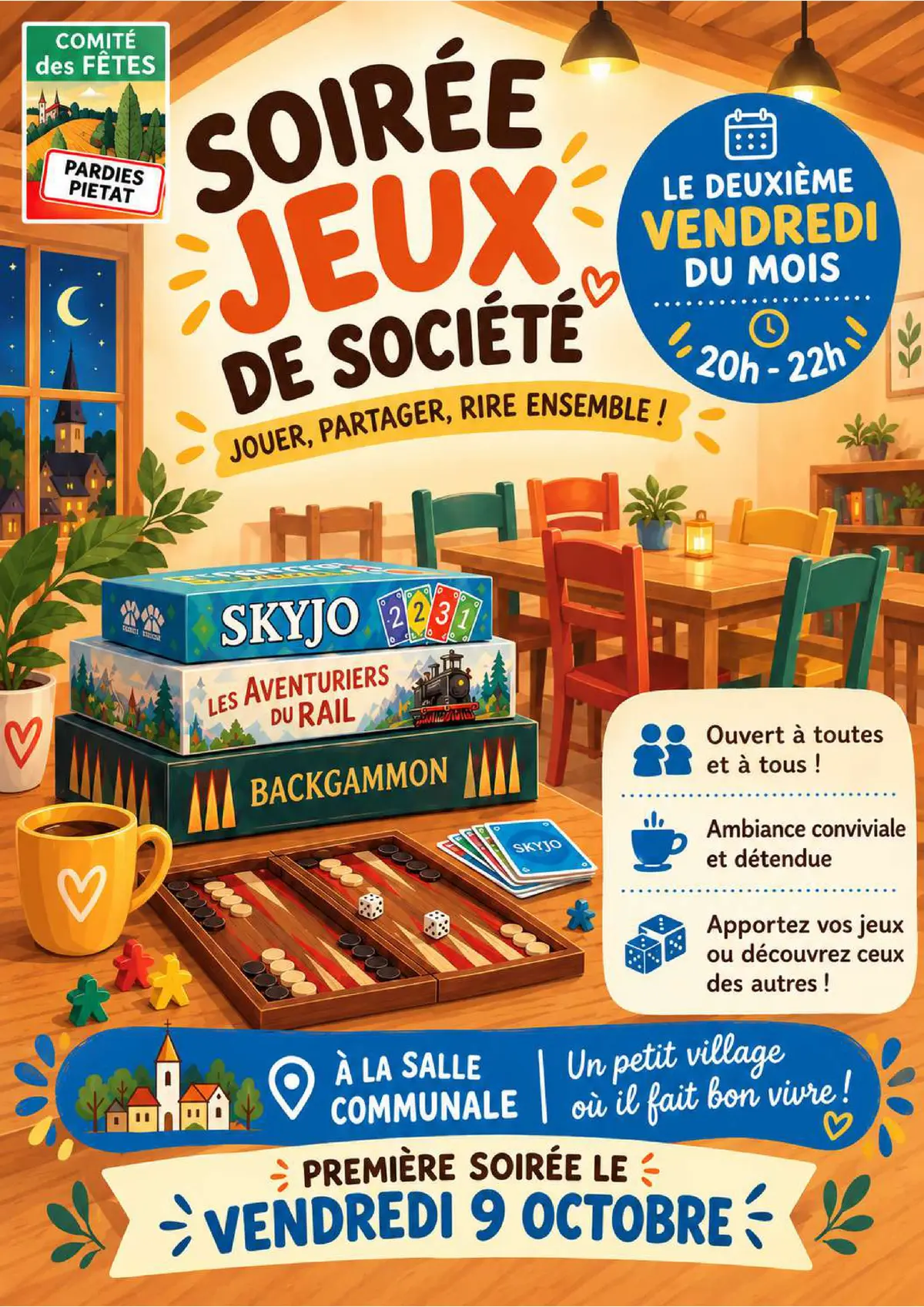 Soirée jeux de société