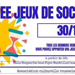 Soirée jeux de société