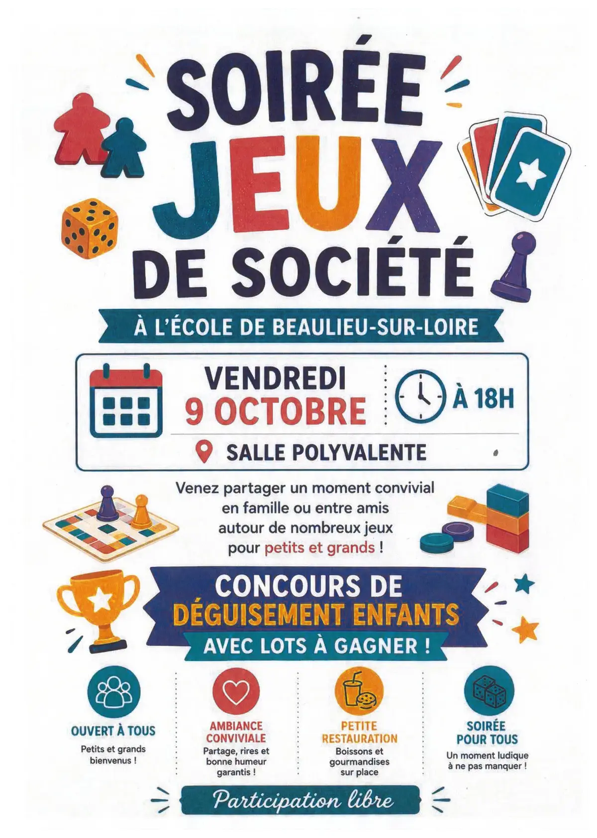 Soirée jeux de société
