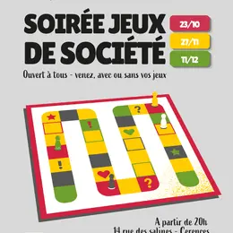 Soirée jeux de société