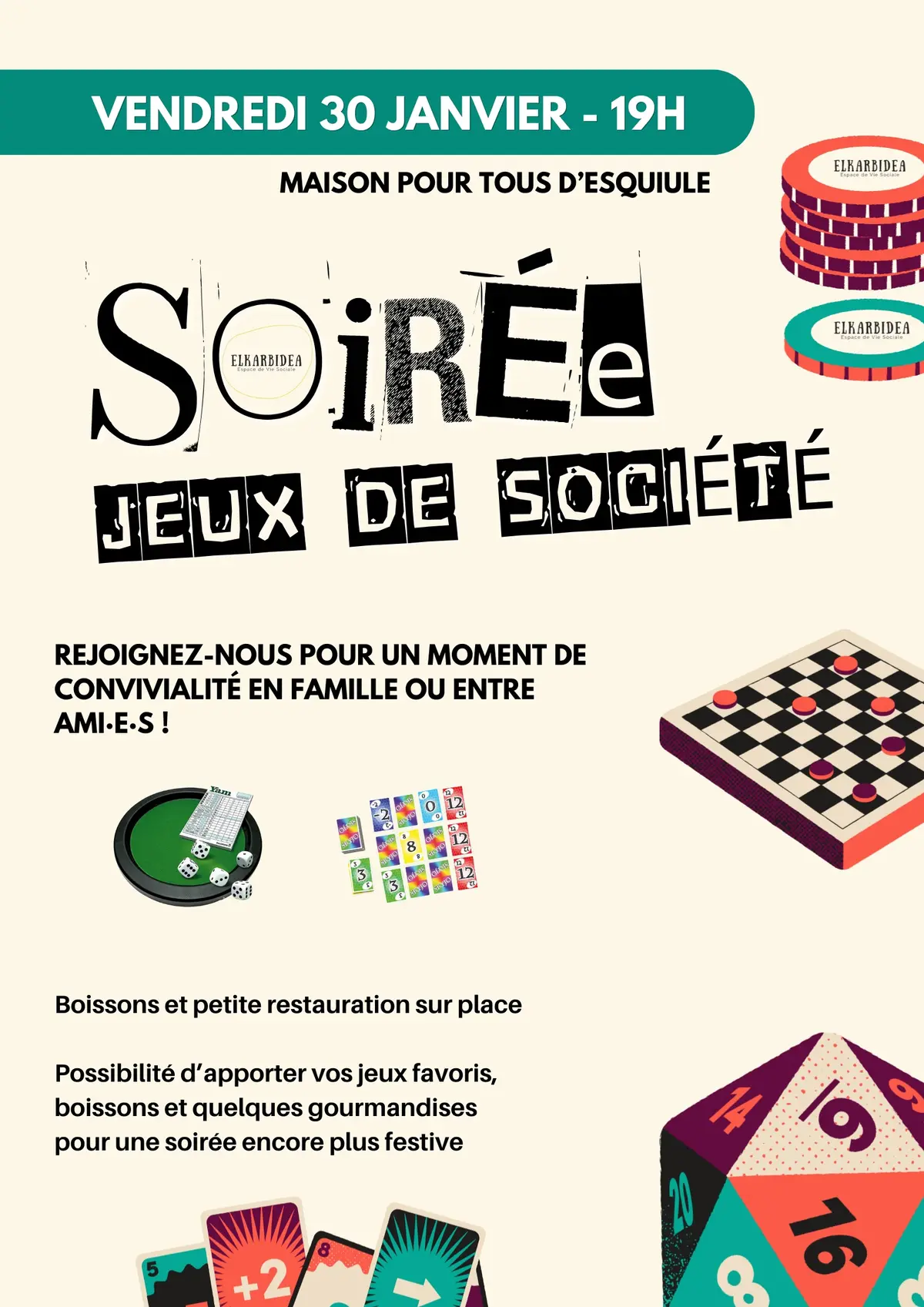 Soirée jeux de société