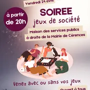 Soirée jeux de société