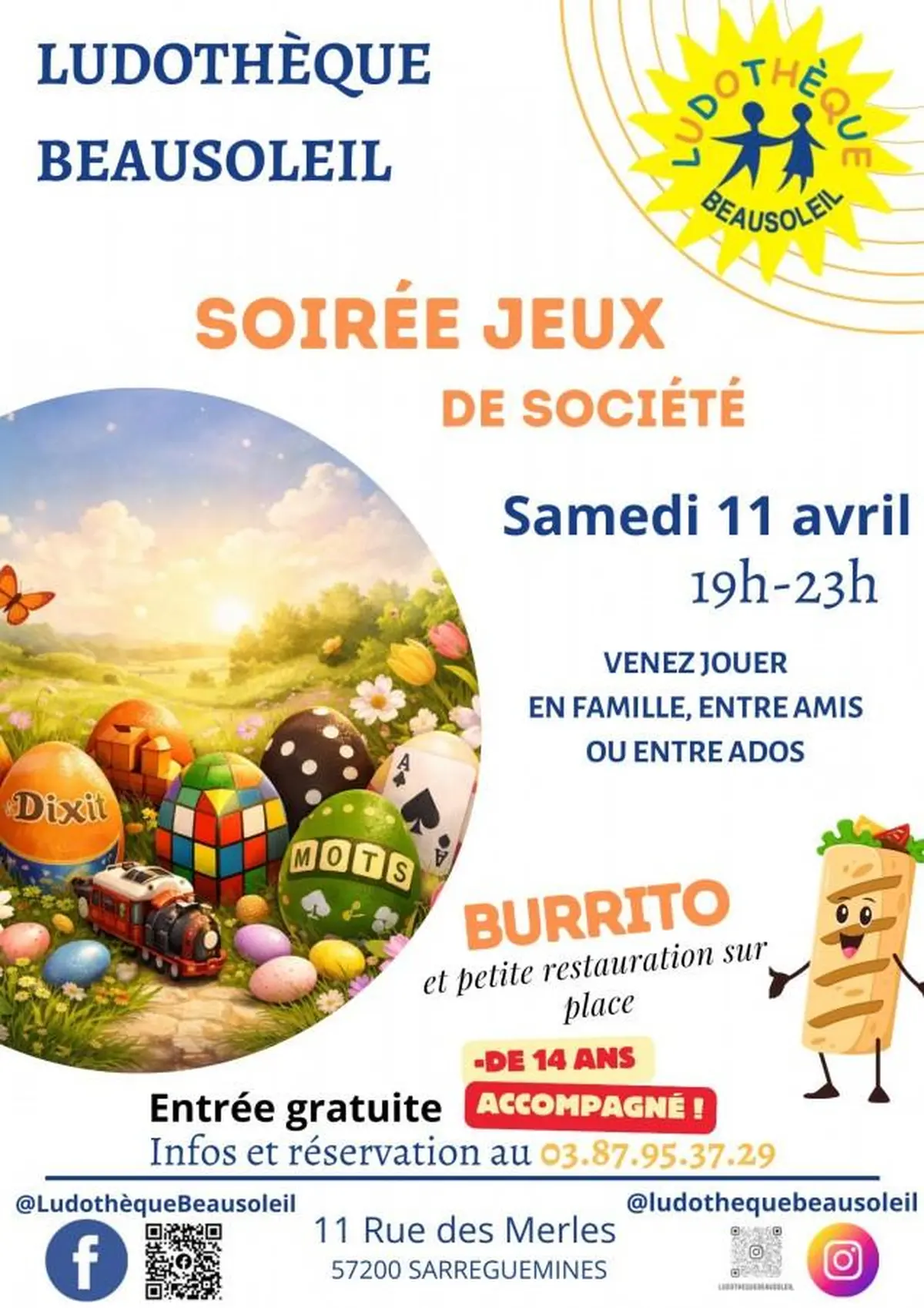 Soirée Jeux de société