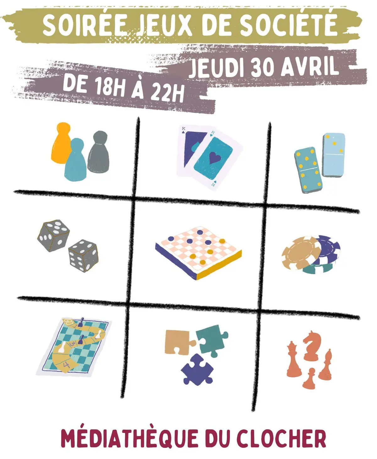 Soirée jeux de société