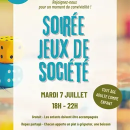 Soirée jeux de société