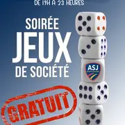 Soirée jeux de société à l'ASJ