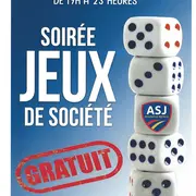 Soirée jeux de société à l'ASJ