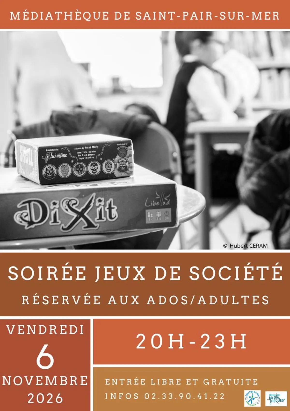 Soirée jeux de société (ados adultes)