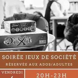 Soirée jeux de société (ados adultes)