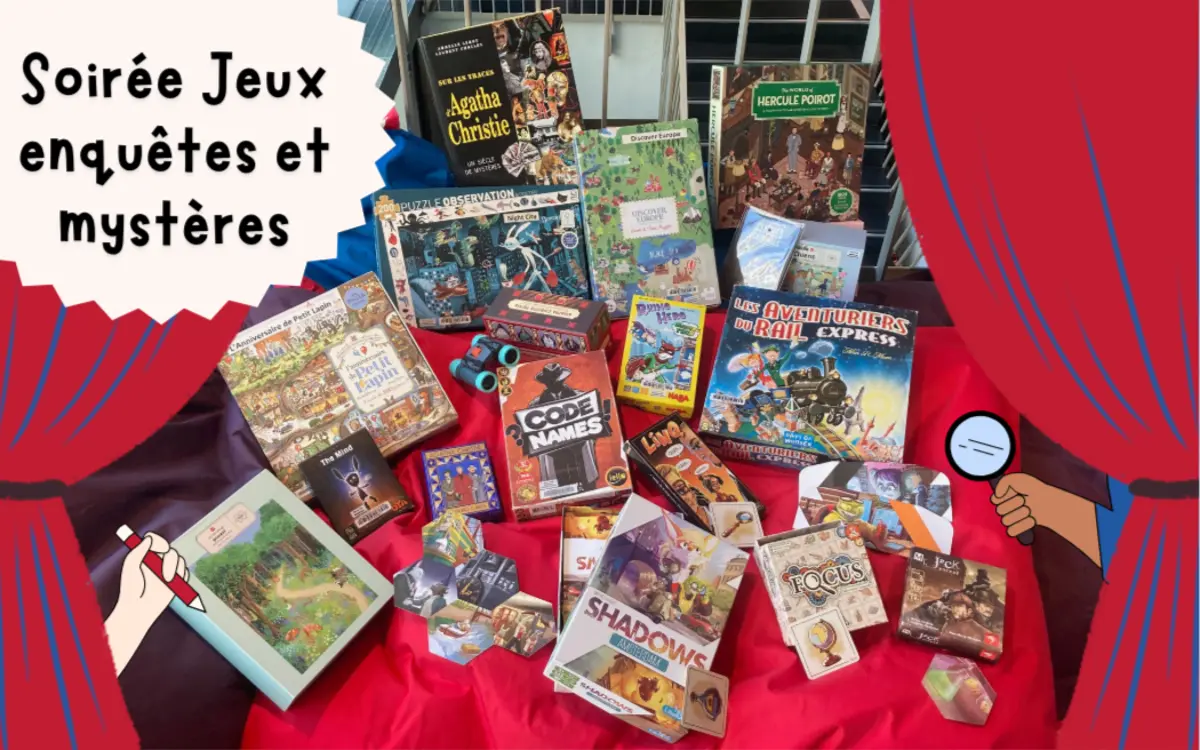soirée jeux enquêtes et mystères