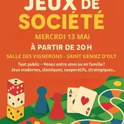 Soirée Jeux de Société – Spécial week-end de l’Ascension !