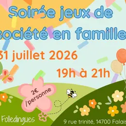 Soirée jeux de sociétés en famille à la boutique les Folledingues