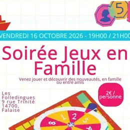 Soirée jeux en famille
