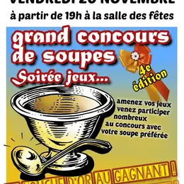 Soirée jeux & grand concours de soupes
